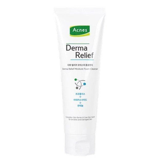 Acnes Derma Relief Moisture Foam Cleanser 200ml-Cleansing Foam-Skincare Coréenne