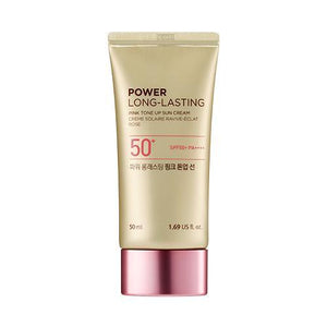 THE FACE SHOP Power Long Lasting Tone Up Sun Pink SPF 50+ PA++++ 50ml-Sun Cream-Skincare Coréenne