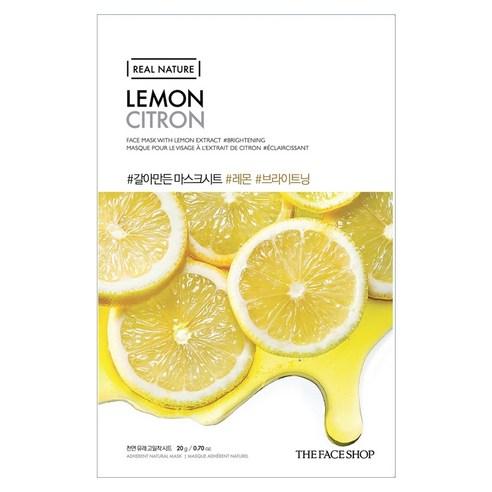THE FACE SHOP REAL NATURE Face Mask #Lemon (20g