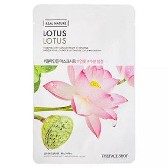 THE FACE SHOP Real Nature Face Mask #Lotus (20g