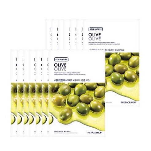 THE FACE SHOP REAL NATURE Face Mask #Olive (20g
