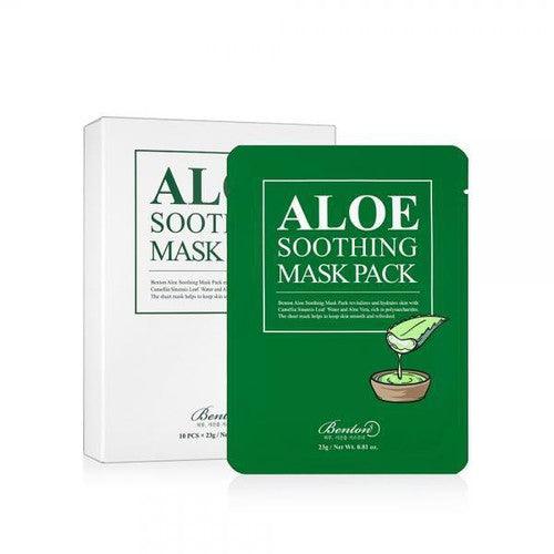 Benton Aloe Soothing Sheet Mask 23g x 10pcs-Facial Mask-Skincare Coréenne