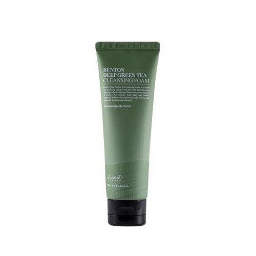 Benton Deep Green Tea Cleansing Foam 120g-Cleansing Foam-Skincare Coréenne