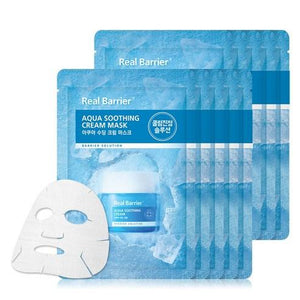 Real Barrier Aqua Soothing Masque-Crème en Tissu 30 ml x 10