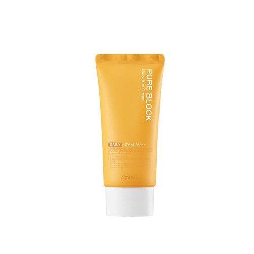 A'pieu Pure Block Daily Sun Cream SPF45/PA+++ 50ml-Sun Cream-Skincare Coréenne