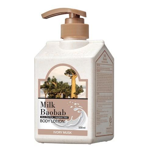 BIOKLASSE MILK BAOBAB Body Lotion 500ml #Ivory Musk-Body Lotion-Skincare Coréenne