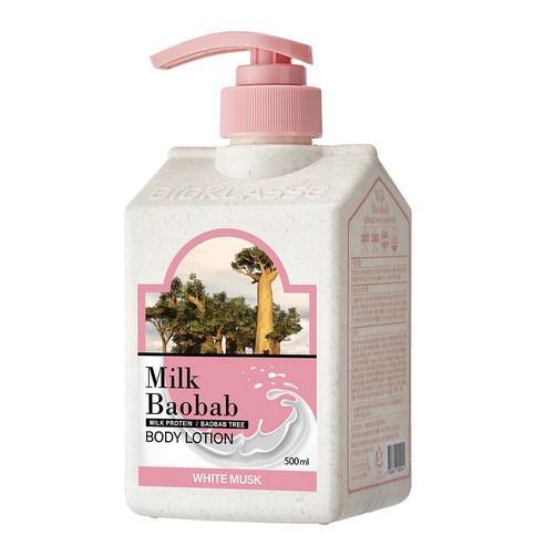 BIOKLASSE MILK BAOBAB Body Lotion 500ml #White Musk-Body Lotion-Skincare Coréenne