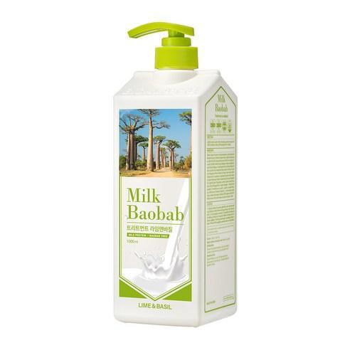 BIOKLASSE MILK BAOBAB Hair Treatment 1000ml #Lime & Basil-Hair Treatment-Skincare Coréenne