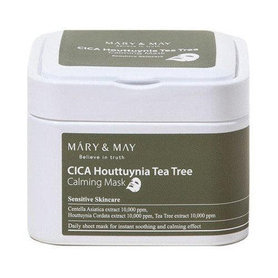 Mary &amp; May Cica Houttuynia Tea Tree Calming Mask Sheets 30 Masks