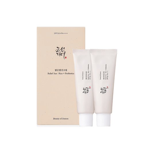 Beauty of Joseon Relief Sun: Rice + Probiotics (SPF50+ PA++++) Double Pack 50ml X 2ea-Sun Cream-Skincare Coréenne