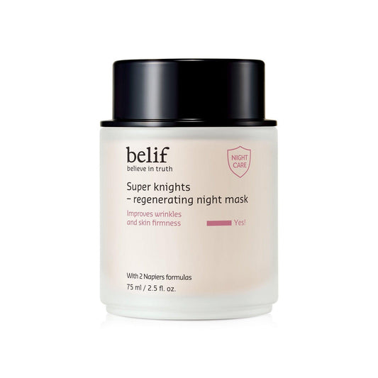 belif Super Knights Regenerating Night Mask 75ml-Facial Mask-Skincare Coréenne