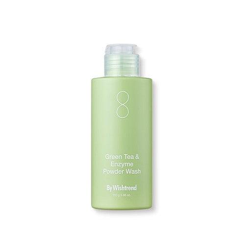 By Wishtrend Green Tea & Enzyme Powder Wash 110g-Cleansing Powder-Skincare Coréenne