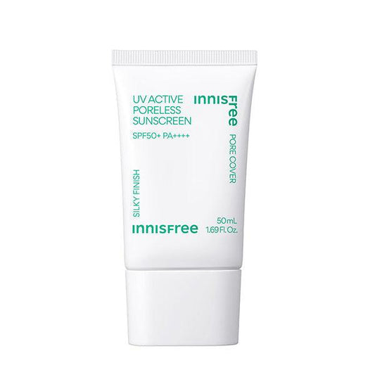 innisfree UV Active Poreless Sunscreen 50ml SPF50+ PA++++-Sunscreen-Skincare Coréenne