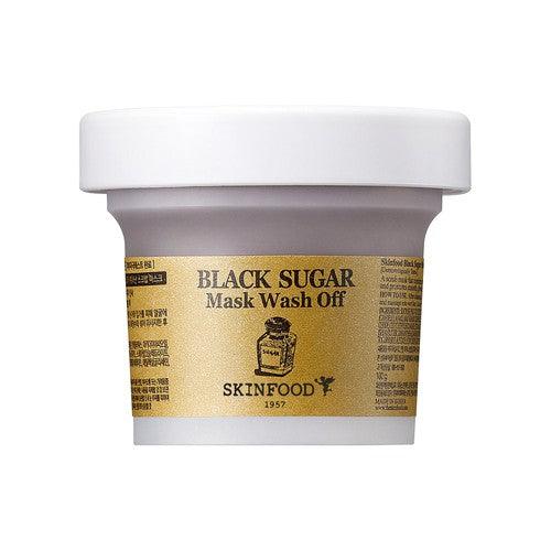 SKINFOOD Black Sugar Mask Wash Off 120g-Cleanser-Skincare Coréenne