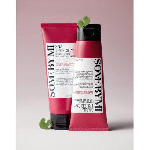 SOME BY MI Snail Truecica Miracle Repair Low pH Gel Cleanser 100ml-Cleansing Gel-Skincare Coréenne