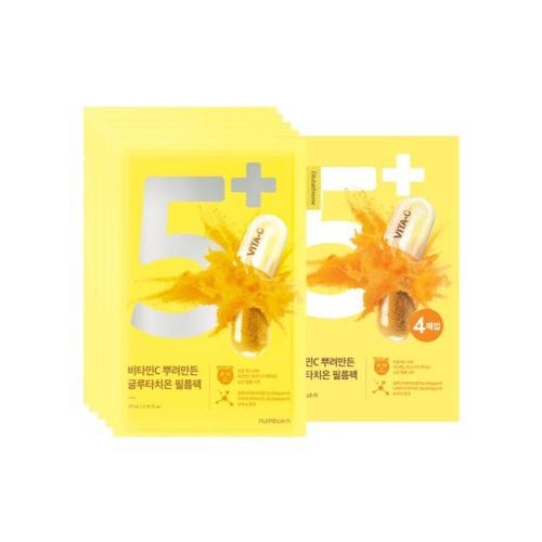 numbuzin No.5+ Vitamin Spotlight Sheet Mask 10pcs-Facial Mask-Skincare Coréenne