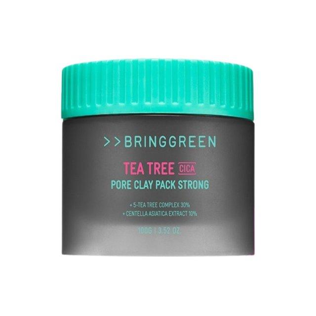 BRINGGREEN Tea Tree Cica Pore Clay Pack Strong 100g-Facial Mask-Skincare Coréenne