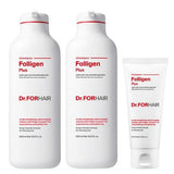 Dr.FORHAIR Folligen Plus Shampoo SET 500ml x 2P + 100ml-Shampoo-Skincare Coréenne