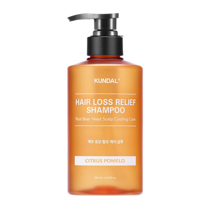 Kundal Hair Loss Relief Shampoo Real Beer Yeast Scalp Cooling Care 500ml