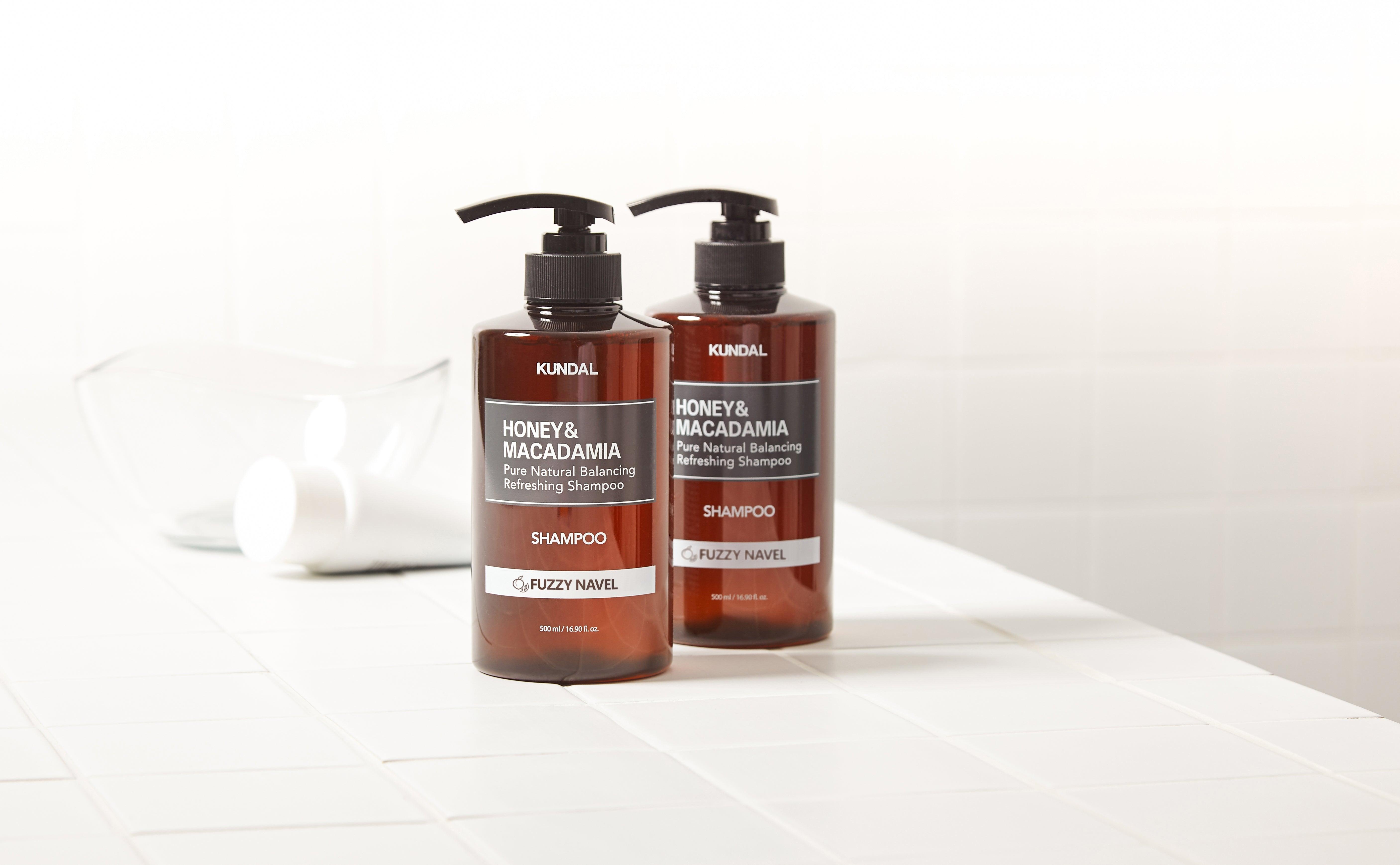Kundal Honey & Macadamia Pure Natural Balancing Refreshing Shampoo 500ml #FUZZY NAVEL