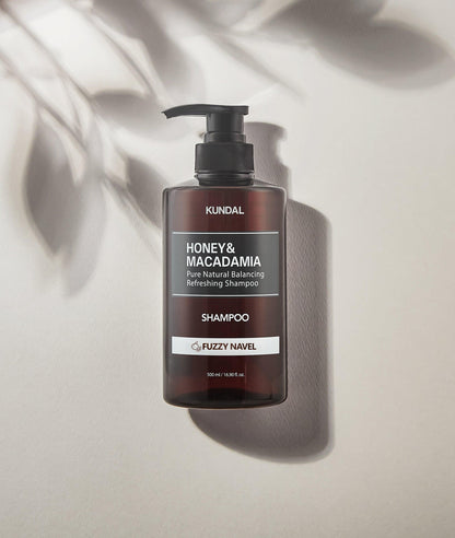 Kundal Honey & Macadamia Pure Natural Balancing Refreshing Shampoo 500ml #FUZZY NAVEL
