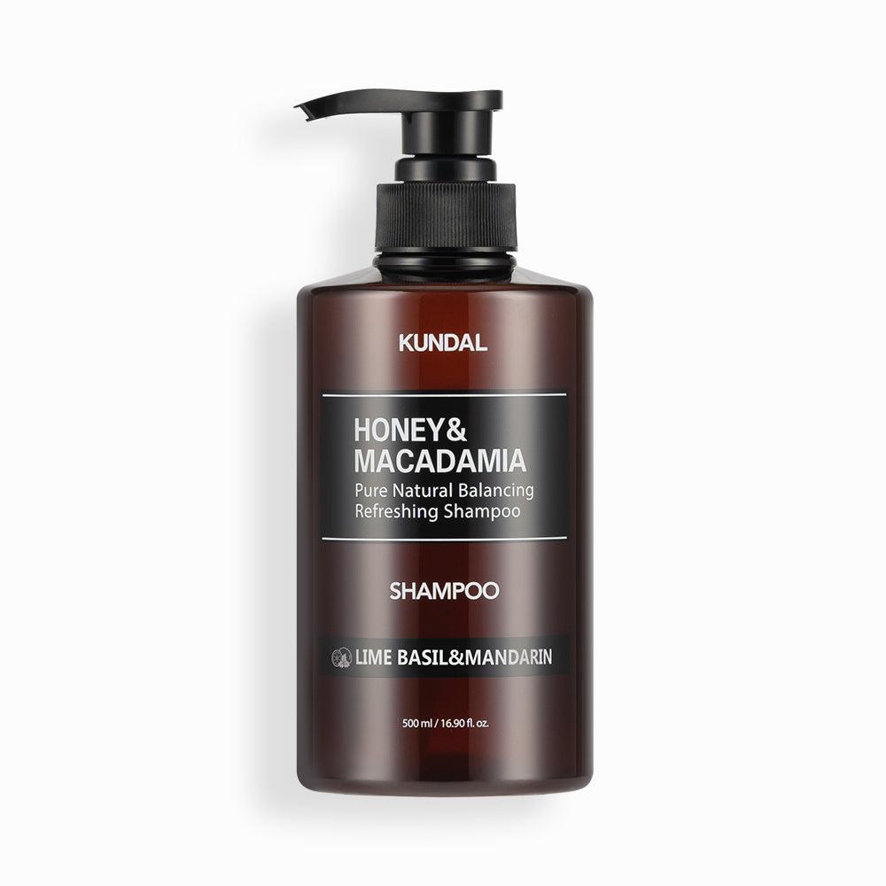 Kundal Honey & Macadamia Pure Natural Balancing Refreshing Shampoo 500ml #LIME BASIL&MANDARIN