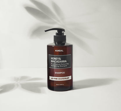 Kundal Honey & Macadamia Pure Natural Balancing Refreshing Shampoo 500ml #PINK GRAPEFRUIT