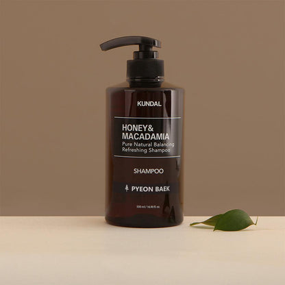 Kundal Honey & Macadamia Pure Natural Balancing Refreshing Shampoo 500ml #PYEON BAEK