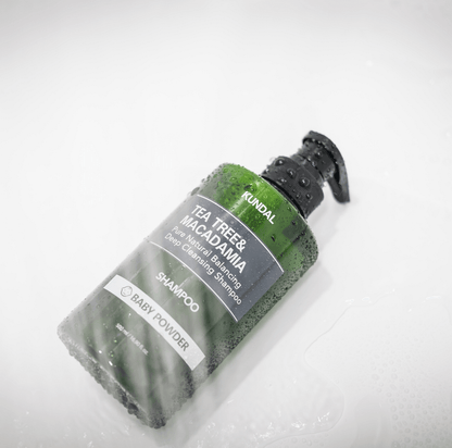 Kundal Tea Tree Macadamia Pure Natural Balancing Deep Cleansing Shampoo 500ml #BABY POWDER