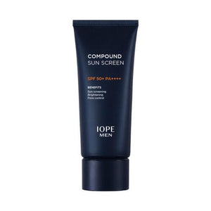 IOPE Men Compound Sunscreen SPF50+ PA++++ 50ml-Sunscreen-Skincare Coréenne