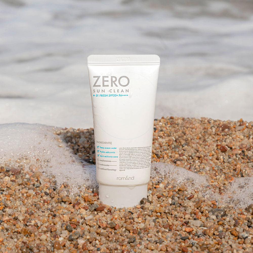 rom&nd ZERO SUN CLEAN 50ml, SPF 50+, PA++++-Sunscreen-Skincare Coréenne