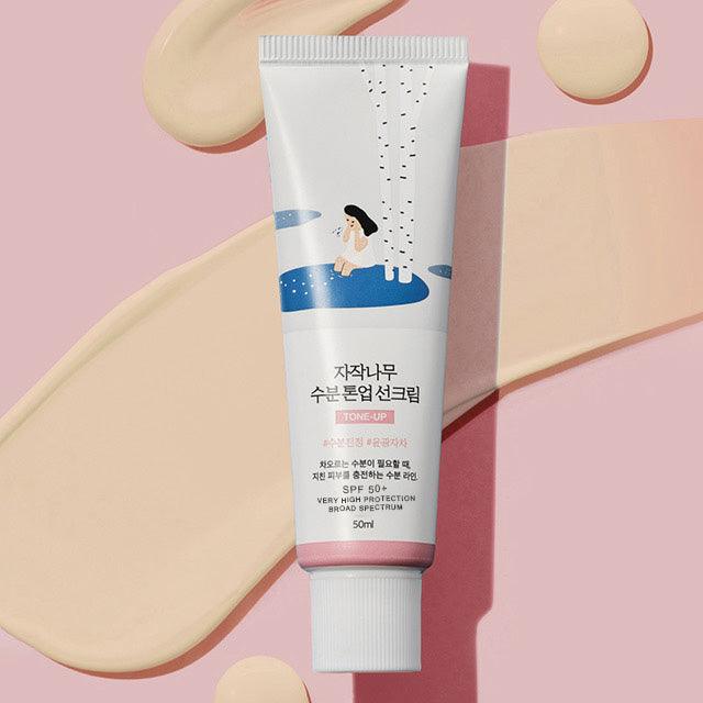 Round Lab Birch Juice Moisturizing Tone Up Sunscreen 50ml (SPF 50+ PA++++)-Sunscreen-Skincare Coréenne