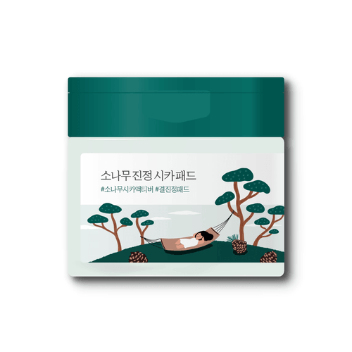 Round Lab Pine Calming Cica Pad 50pcs-Calming Pad-Skincare Coréenne