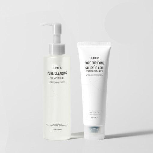 Jumiso Double Cleansing Duo (Pore Purifying Cleanser 120g + Clearing Cleansing Oil 200ml)-Skincare SET-Skincare Coréenne