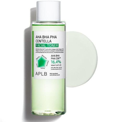 APLB AHA BHA PHA Centella Facial Toner 160ml-Toner-Skincare Coréenne