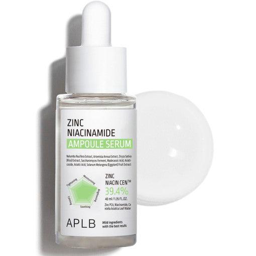 APLB Zinc Niacinamide Ampoule Serum 40ml-serum-Skincare Coréenne