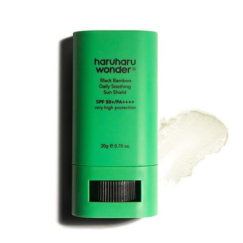 haruharu wonder Black Bamboo Daily Soothing Sun Shield SPF 50+ 20g-Sunscreen-Skincare Coréenne