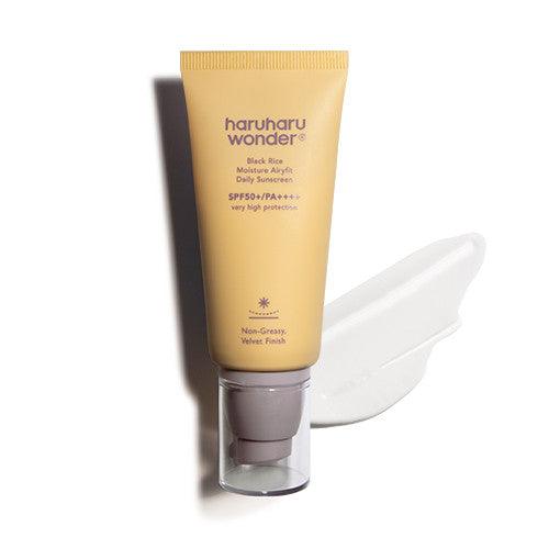 haruharu wonder Black Rice Moisture Airyfit Sunscreen SPF50+ 50ml-Sunscreen-Skincare Coréenne
