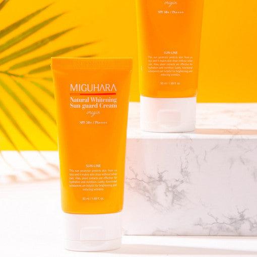 MIGUHARA Natural Whitening Sun Guard Cream Origin SPF50+/PA++++ 50ml-Sun Cream-Skincare Coréenne