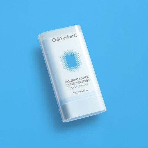 Cell Fusion C Aquatica Stick Sunscreen 100 SPF50+ PA++++ 19g-Sun Stick-Skincare Coréenne
