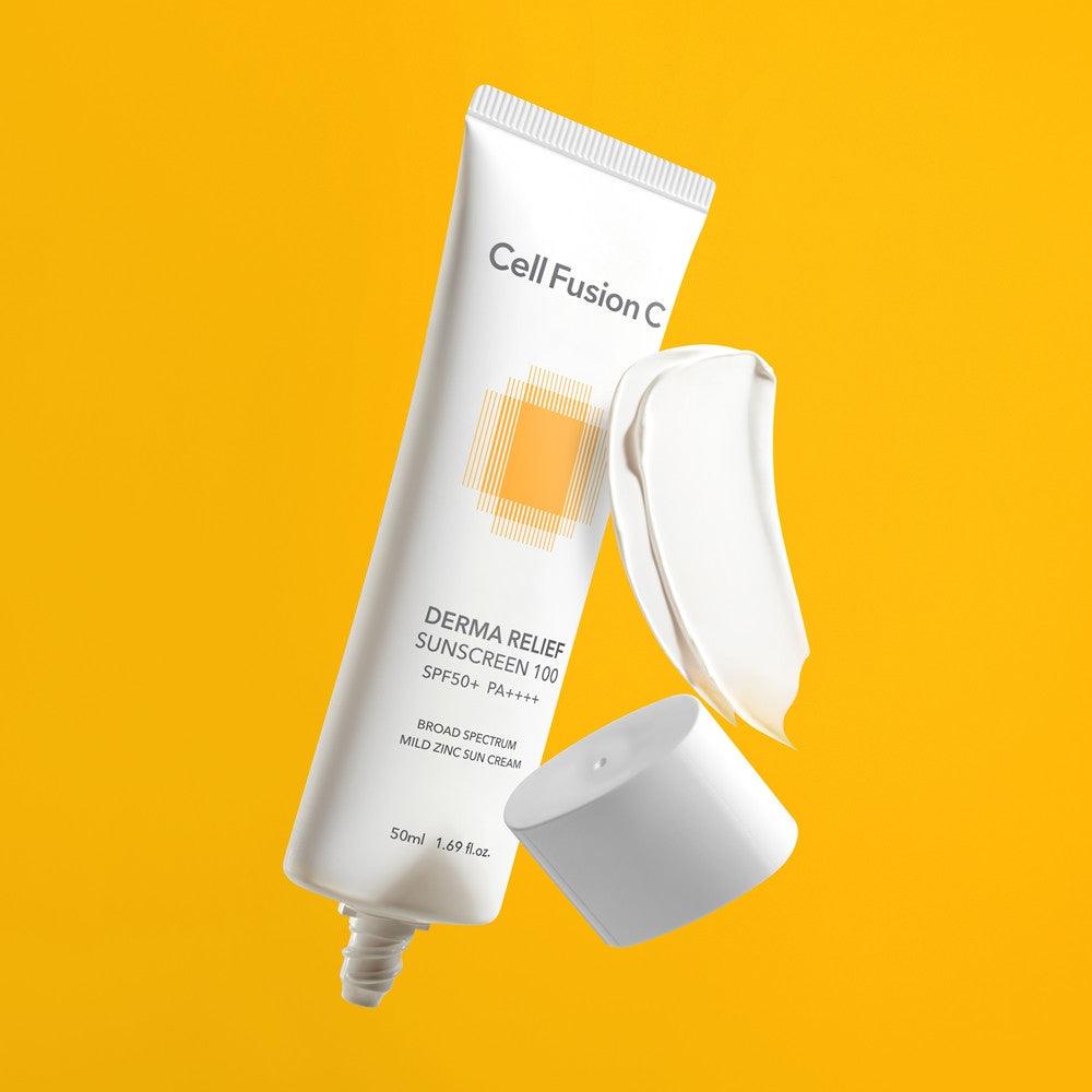 Cell Fusion C Derma Relief Sunscreen SPF50+ / PA++++ 50ml-Sunscreen-Skincare Coréenne