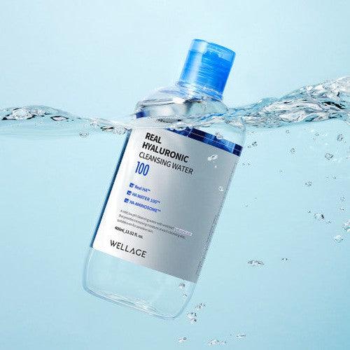 WELLAGE Real Hyaluronic Cleansing Water 400ml-Cleansing Water-Skincare Coréenne