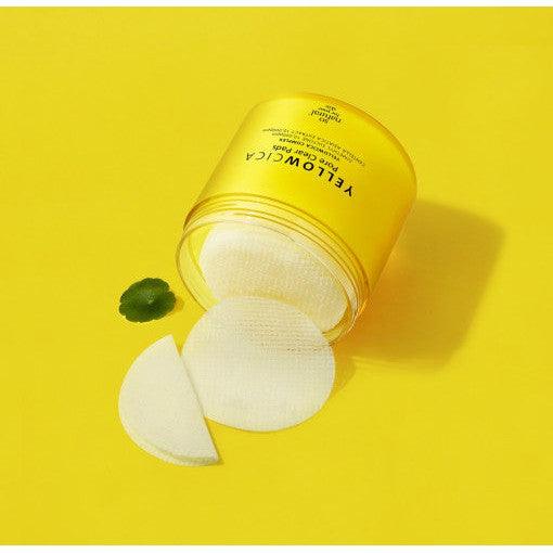 so natural Yellow Cica Pore Clear Pad 70ea 140ml-Clear Pads-Skincare Coréenne