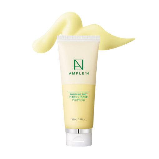 AMPLE:N Purifying Shot Pumpkin Enzyme Peeling Gel 100ml-Peeling Gel-Skincare Coréenne