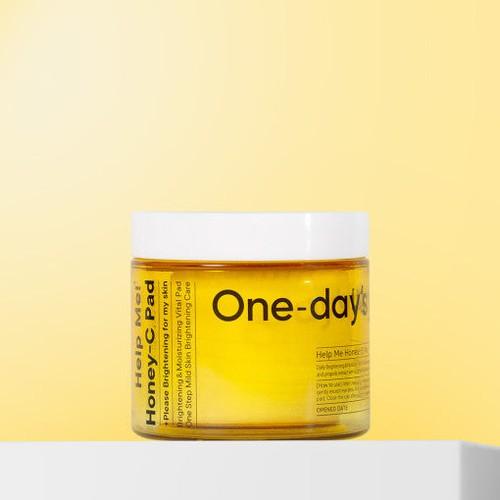 One-day's you Help Me Honey-C Pad 125ml(60pads)-Toner Pad-Skincare Coréenne