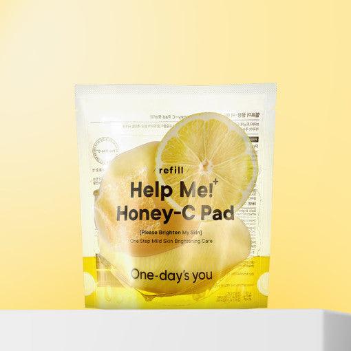 One-day's you Help Me Honey-C Pad REFILL PACK (60pads) 125ml-Toner Pad-Skincare Coréenne