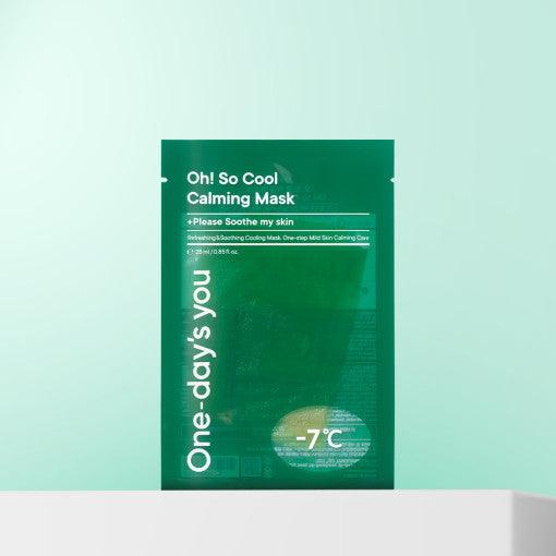 One-day's you Oh! So Cool Calming Mask 25ml x 5ea-Facial Mask-Skincare Coréenne