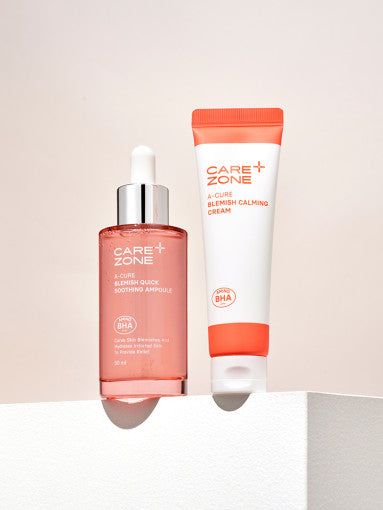 A-Cure Blemish Quick Soothing Ampoule Special Set 50ml (+Cream 31ml)-Ampoule-Skincare Coréenne