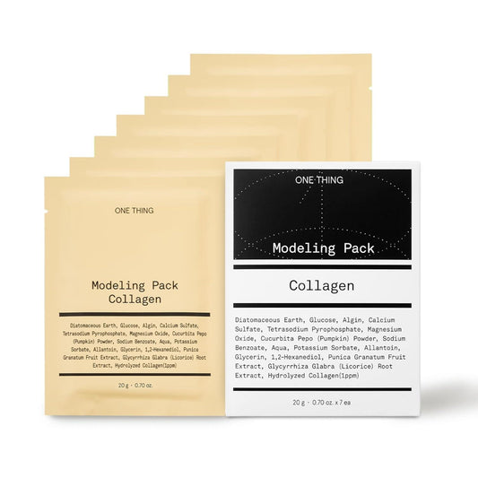 ONE THING Modeling Pack 20gX7ea #Collagen-Facial Mask-Skincare Coréenne