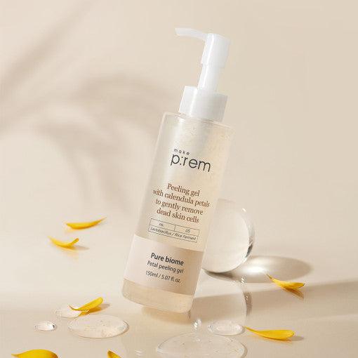 make p:rem Pure Biome Petal Peeling Gel 150ml-Peeling Gel-Skincare Coréenne